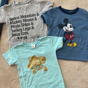 Disney Graphic T-Shirts Set - Gray, Blue, Teal